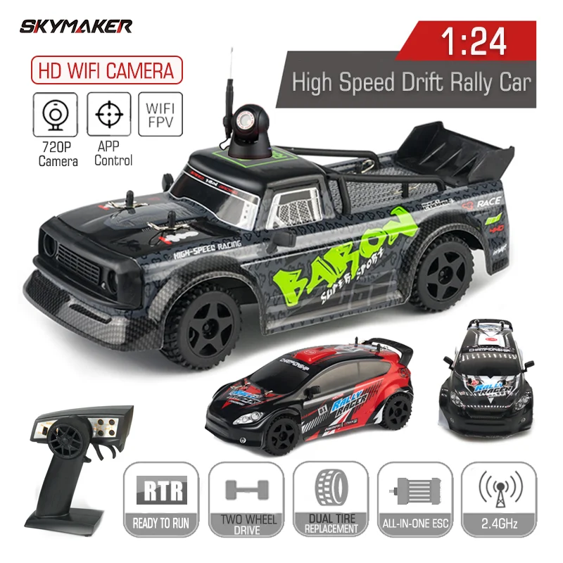 1:24 Model RC Car SG2411 2410 2.4G RTR Trucks Scale with HD Camera ESP LED Light Trucks Boys Remote Control Toys for Children
1:24 Model RC Car SG2411 2410 2.4G RTR Trucks Scale with HD Camera ESP LED Light Trucks Boys Remote Control Toys for Children