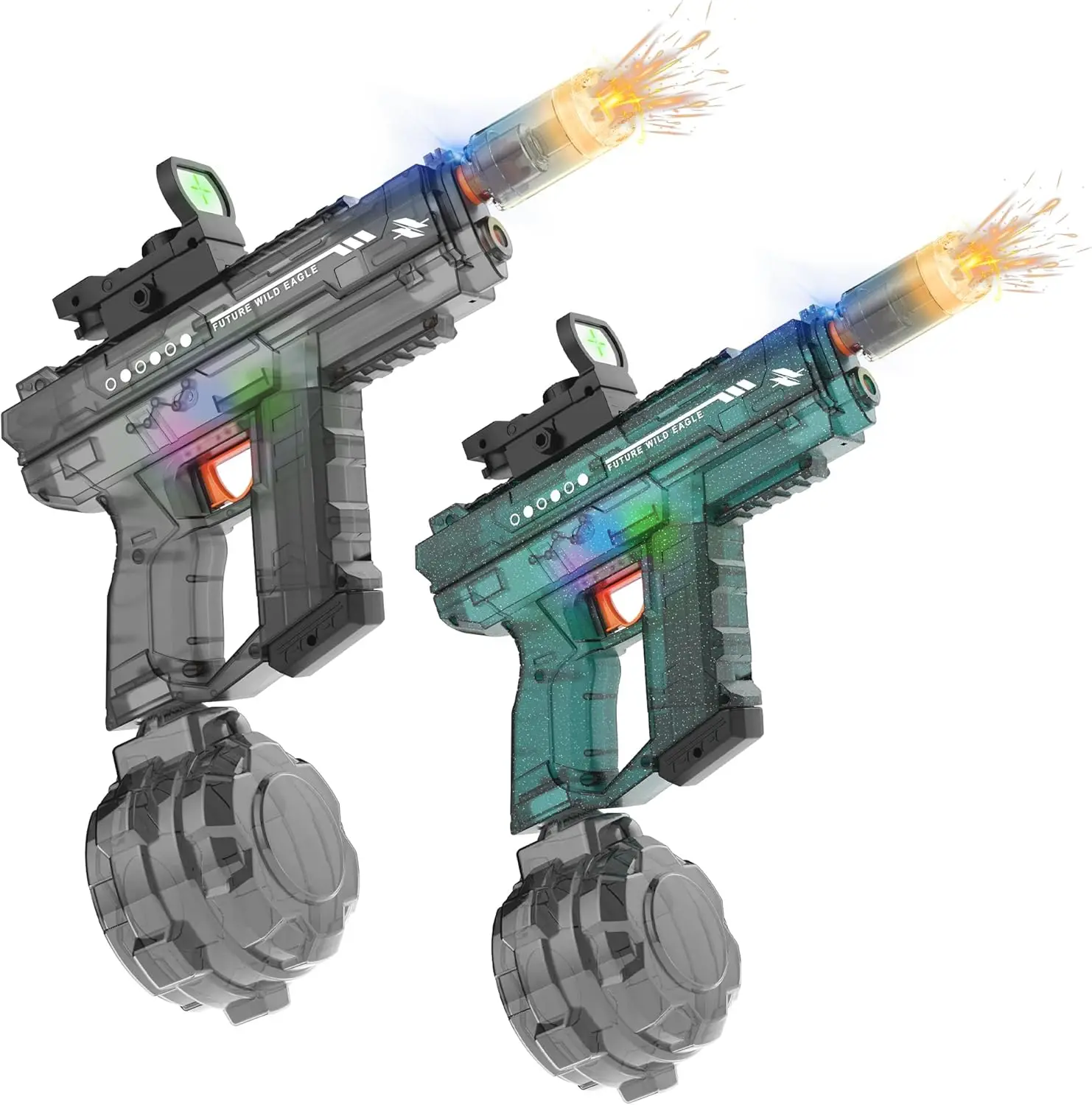 Electric Water Guns for Adults & Kids, Automatic with 26-32ft Range, 800ml Tank, Splash-Resistant, 2 Pack
Electric Water Guns for Adults & Kids, Automatic with 26-32ft Range, 800ml Tank, Splash-Resistant, 2 Pack