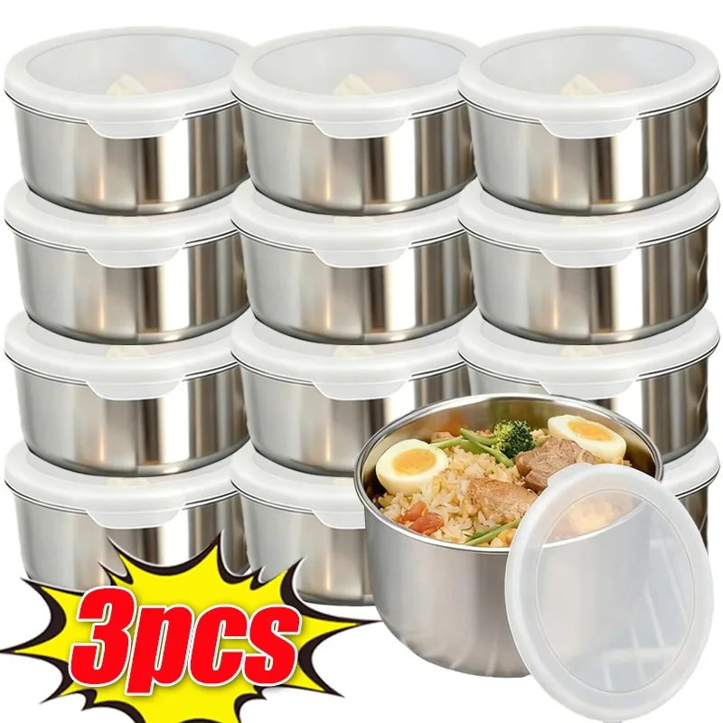 Stainless Steel Food Storage Box With Lid Leakproof Vegetable Fruit Fresh-keeping Fridge Container Boxes Kitchen Organizer Boxes
Stainless Steel Food Storage Box With Lid Leakproof Vegetable Fruit Fresh-keeping Fridge Container Boxes Kitchen Organizer Boxes
