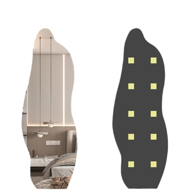 Acrylic special-shaped soft mirror pasted full-length mirror whole body
Acrylic special-shaped soft mirror pasted full-length mirror whole body
