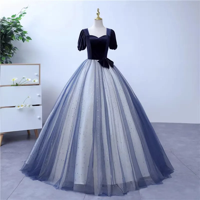 DSP vestidos de 15 quinceañera A Line Short Sleeves Party Dresses for Formal Occasions Evening Dress Prom Gown with Bow
DSP vestidos de 15 quinceañera A Line Short Sleeves Party Dresses for Formal Occasions Evening Dress Prom Gown with Bow