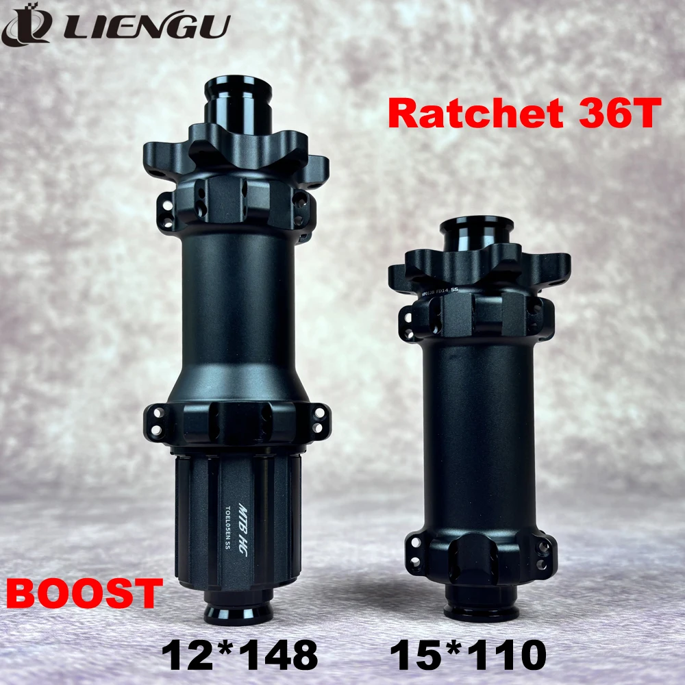 LIENGU M370 MTB Hubs BOOST 36T Ratchet Straight Pull 6 Bolts Disc Brake 15*110 12*148 Freehub HG XD MS 24H 28H
LIENGU M370 MTB Hubs BOOST 36T Ratchet Straight Pull 6 Bolts Disc Brake 15*110 12*148 Freehub HG XD MS 24H 28H