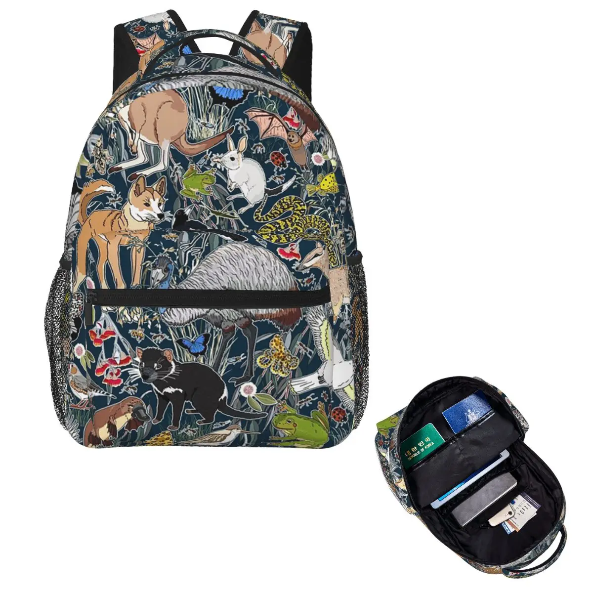Fauna Australiana - Teal Student Backpack School Bag Hiking Travel Daypack for Men Women Fashion Bookbag Shoulder Bags
Fauna Australiana - Teal Student Backpack School Bag Hiking Travel Daypack for Men Women Fashion Bookbag Shoulder Bags