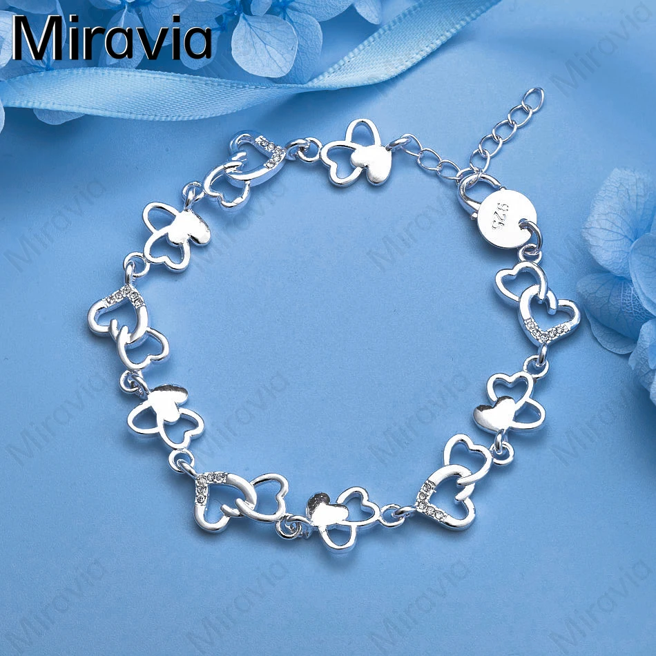 Miravia 925 Sterling Silver Heart-to-heart Hollow Love Bracelet Women Fashion Charm Wedding Jewelry
Miravia 925 Sterling Silver Heart-to-heart Hollow Love Bracelet Women Fashion Charm Wedding Jewelry