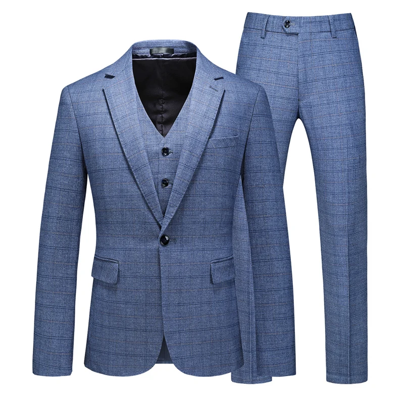 Men's Business Casual Three-Piece Set 2024 Fashion Bridegroom Dress Suit Vest Trousers High Quality
Men's Business Casual Three-Piece Set 2024 Fashion Bridegroom Dress Suit Vest Trousers High Quality