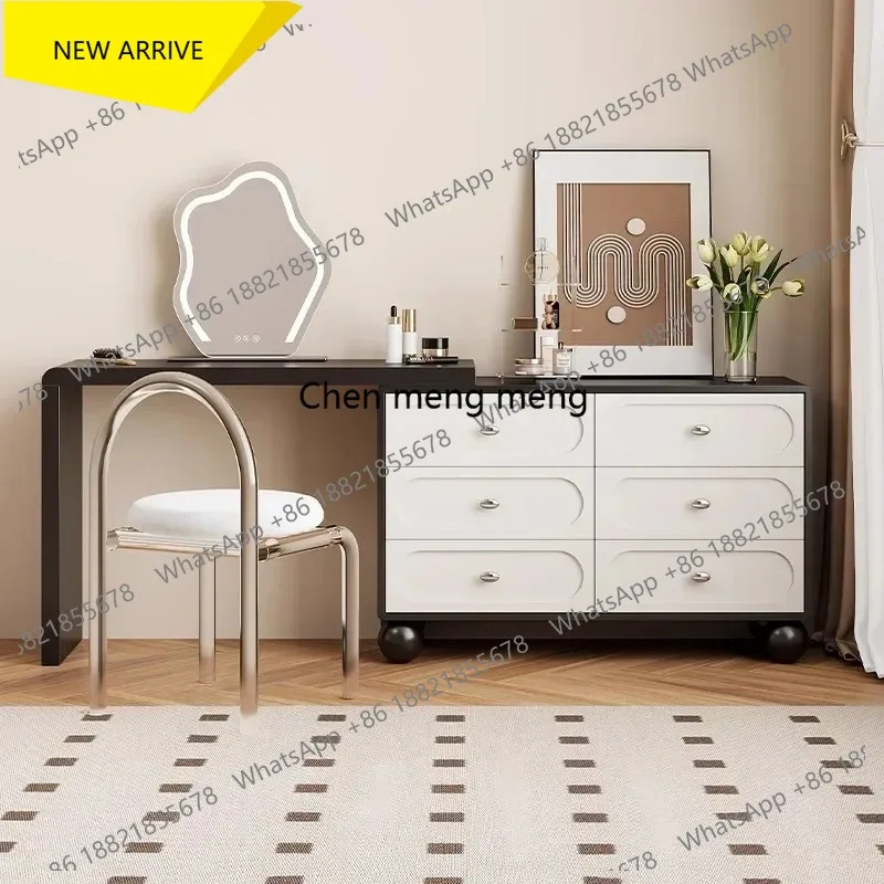 G153 Mirror Dressers Cosmetic Vanity Table Chair Desk Bedroom Drawer Study Wood Dressing Table Black Penteadeira Postmodern Furn
G153 Mirror Dressers Cosmetic Vanity Table Chair Desk Bedroom Drawer Study Wood Dressing Table Black Penteadeira Postmodern Furn