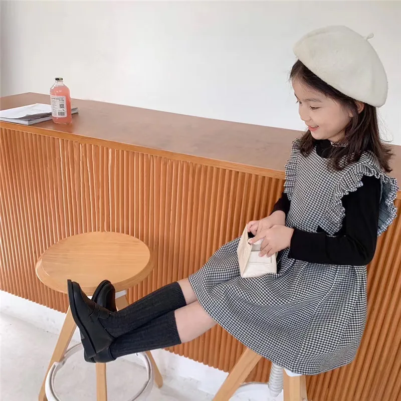 Girls Casual Dresses Spring Autumn New Baby Princess Girl Lattice Dress Korean Vest 2024 Round Collar Fashion Simple
Girls Casual Dresses Spring Autumn New Baby Princess Girl Lattice Dress Korean Vest 2024 Round Collar Fashion Simple