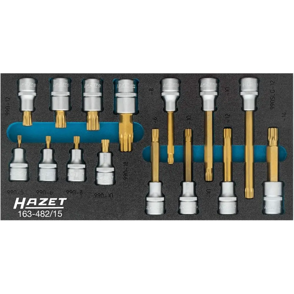 Robertson Head Screwdriver Set, 12.5mm (1/2), 15-Piece, Square Drive, Tin-Coated, Multi-Tooth Profile
Robertson Head Screwdriver Set, 12.5mm (1/2), 15-Piece, Square Drive, Tin-Coated, Multi-Tooth Profile