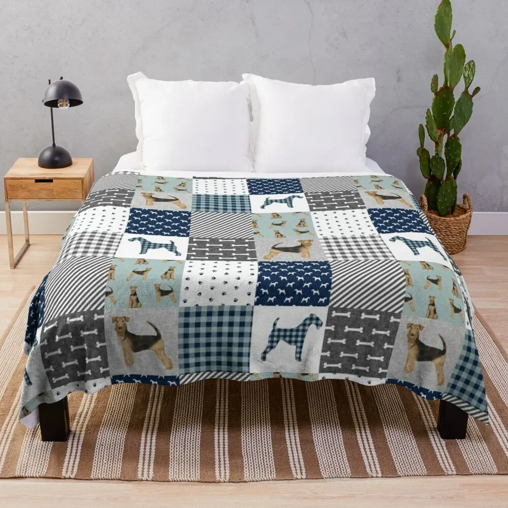 airedale patchwork bedding, airedale bedding, airedale dog design, cute dog, dog fabric, plaid, buffalo plaid, dog Throw Blanket
airedale patchwork bedding, airedale bedding, airedale dog design, cute dog, dog fabric, plaid, buffalo plaid, dog Throw Blanket