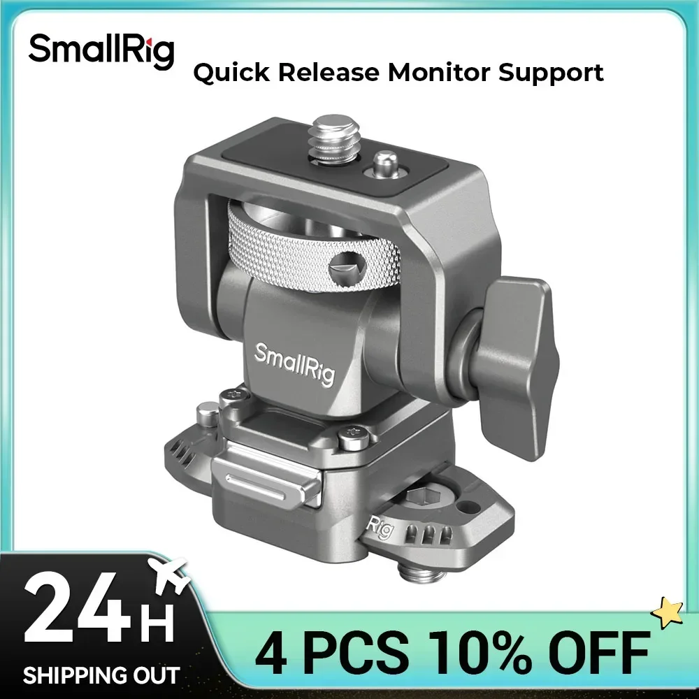 SmallRig HawkLock H21 Quick Release Monitor Support with NATO Clamp Monitor Mount with Quick Release NATO Rail,Load 2.5kg 4487
SmallRig HawkLock H21 Quick Release Monitor Support with NATO Clamp Monitor Mount with Quick Release NATO Rail,Load 2.5kg 4487