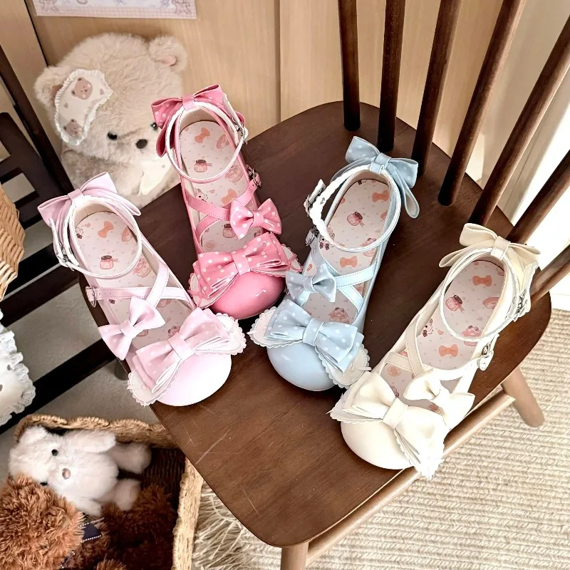 2.5CM Japanese Women Soft Girls Cute Round Head Bow Lo Mary Jane Shoes Princess Birthday Party Lolita Shoes Y2k Flat Shoes
2.5CM Japanese Women Soft Girls Cute Round Head Bow Lo Mary Jane Shoes Princess Birthday Party Lolita Shoes Y2k Flat Shoes