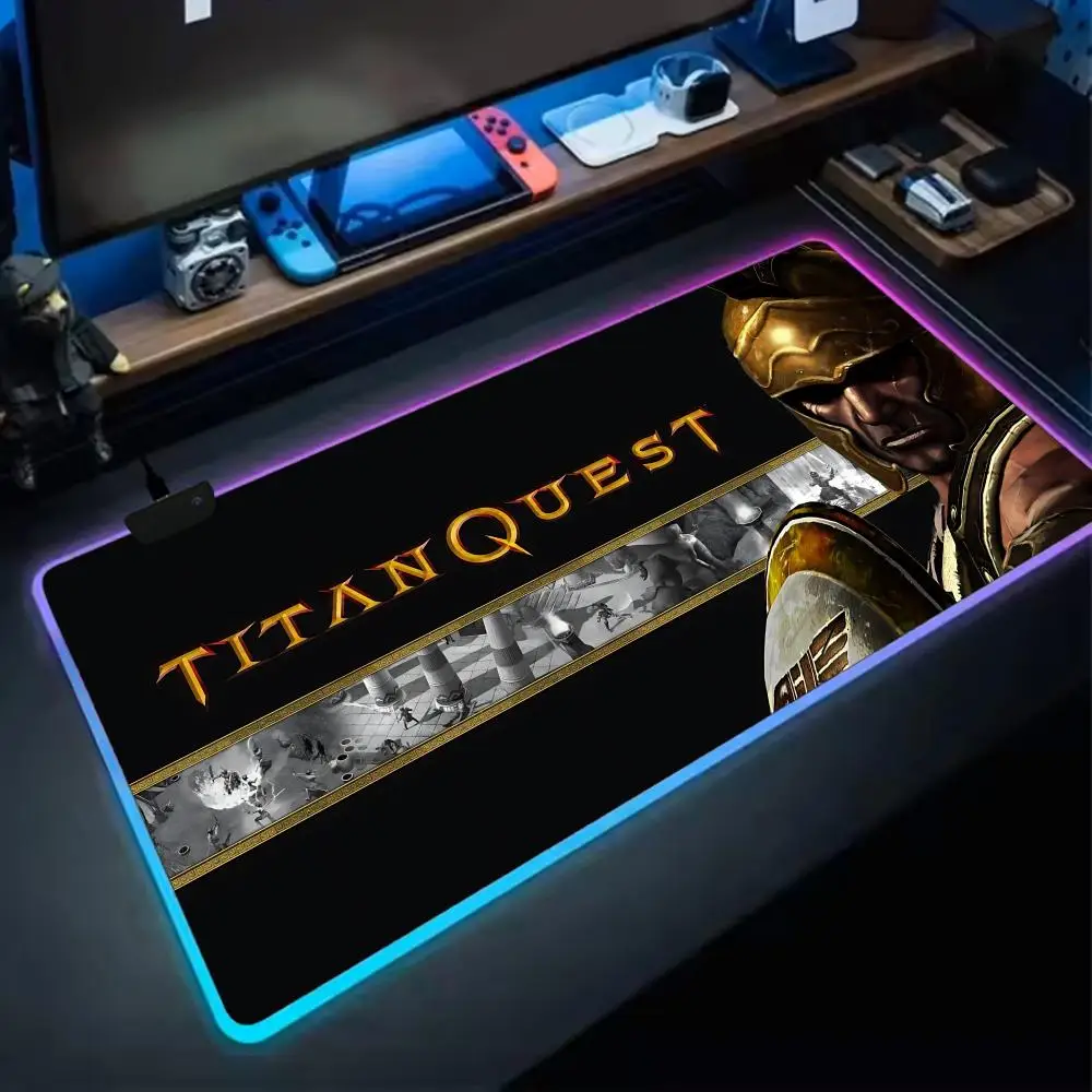 Cool Titan Quest II Mouse Pad RGB Gaming Mouse Pad XXL, Extended Surface, Non-Slip, Smooth, LED Lights, Perfect Desk Mat
Cool Titan Quest II Mouse Pad RGB Gaming Mouse Pad XXL, Extended Surface, Non-Slip, Smooth, LED Lights, Perfect Desk Mat