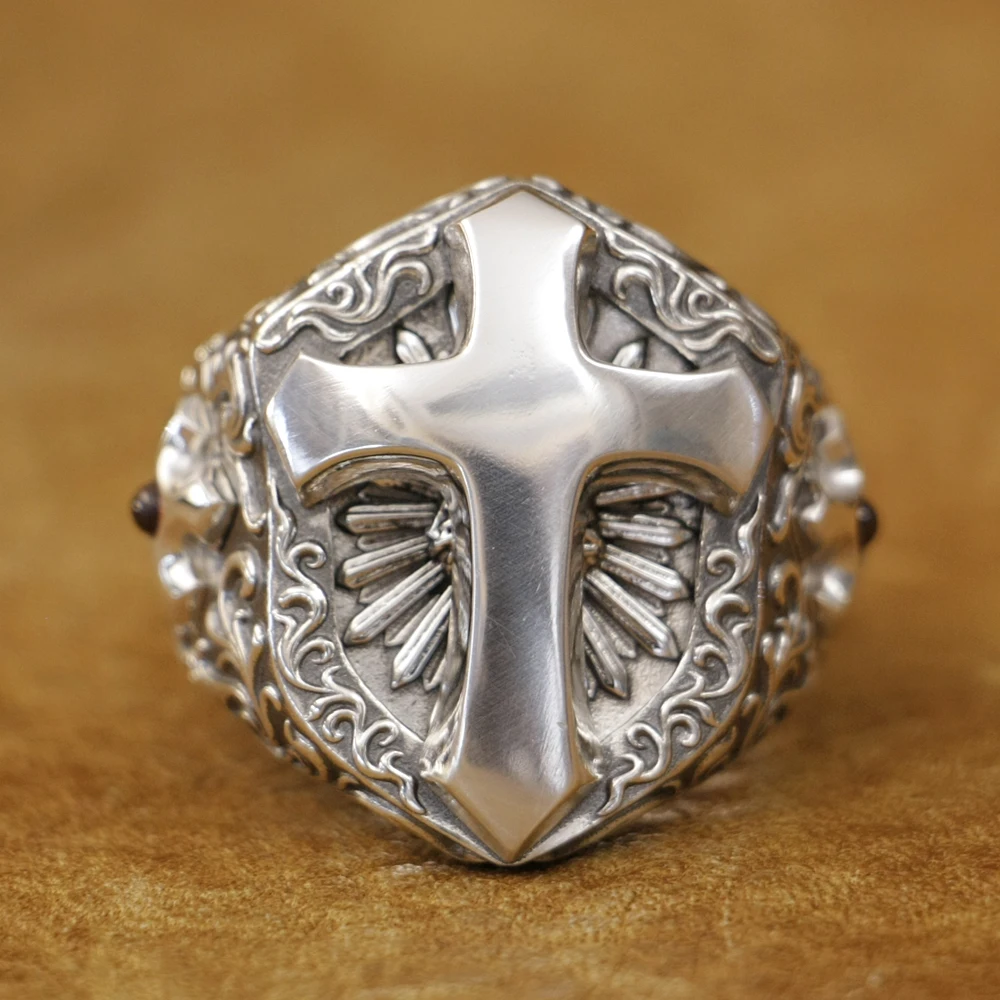 Details Cross Shield 925 Sterling Silver Biker Ring Punk Jewelry TA471 US Size 8~15
Details Cross Shield 925 Sterling Silver Biker Ring Punk Jewelry TA471 US Size 8~15