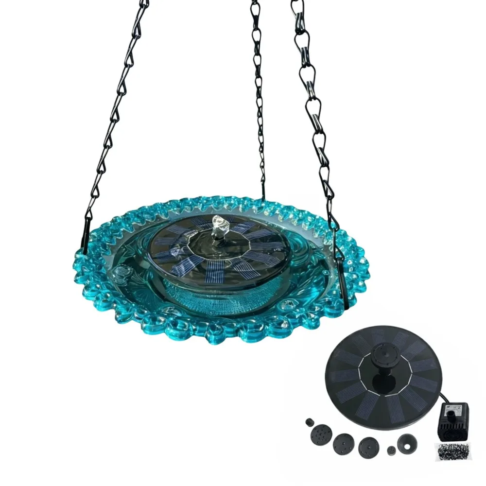Automatic Solar Fountain Birdbath Waterfall Design Floating Water Feature Solar Bird Bath Plastic Garden Bird Feeder Backyard
Automatic Solar Fountain Birdbath Waterfall Design Floating Water Feature Solar Bird Bath Plastic Garden Bird Feeder Backyard