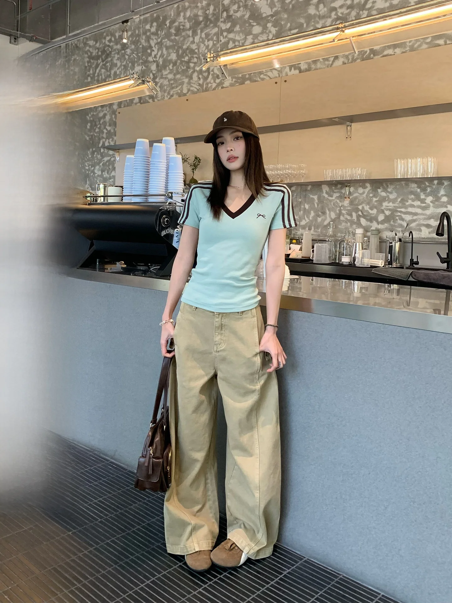 i Color High Waist Straight Leg Casual Pants Women's Loose Faionable Wide Leg Pants Spring 2026 Commute Sle
i Color High Waist Straight Leg Casual Pants Women's Loose Faionable Wide Leg Pants Spring 2026 Commute Sle