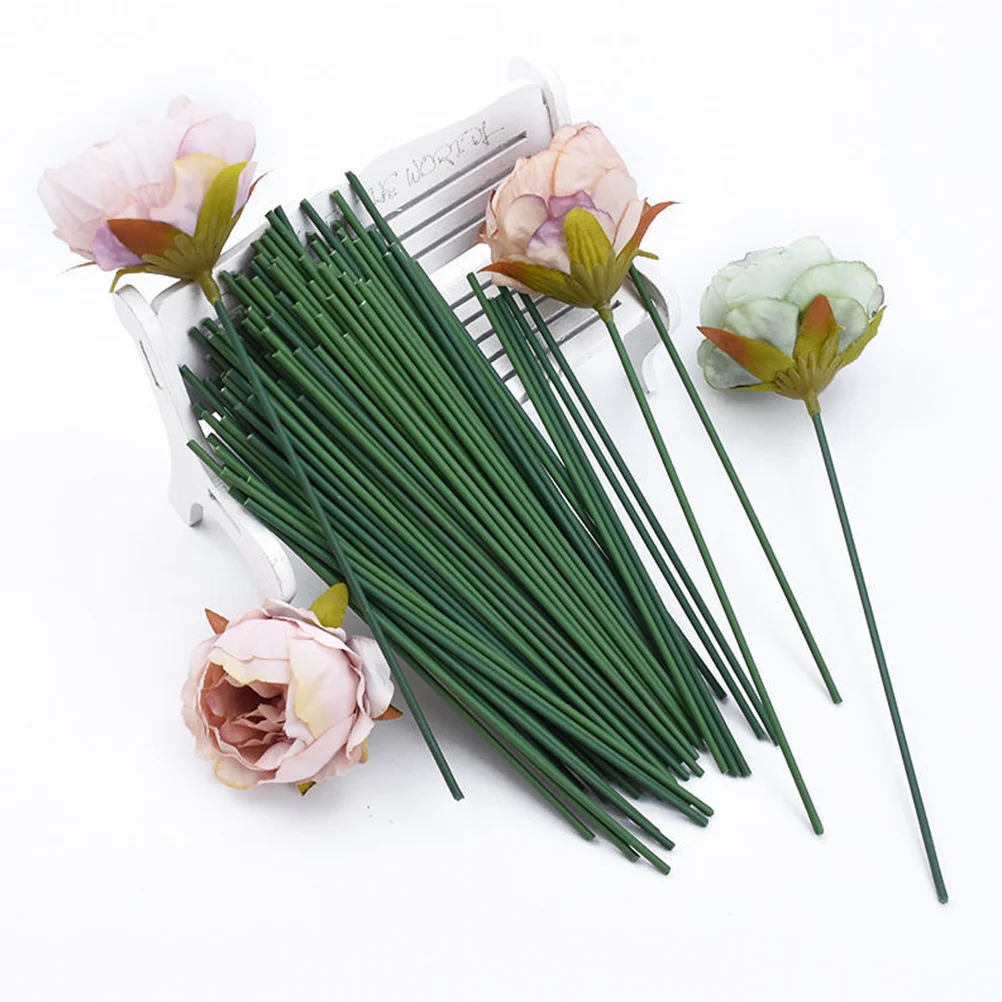 50 Pcs Flower Rod Material Durable Iron Stems Decorative Green Wire Wedding Home Office Supplies Flexible Safe Crafting Floral
50 Pcs Flower Rod Material Durable Iron Stems Decorative Green Wire Wedding Home Office Supplies Flexible Safe Crafting Floral