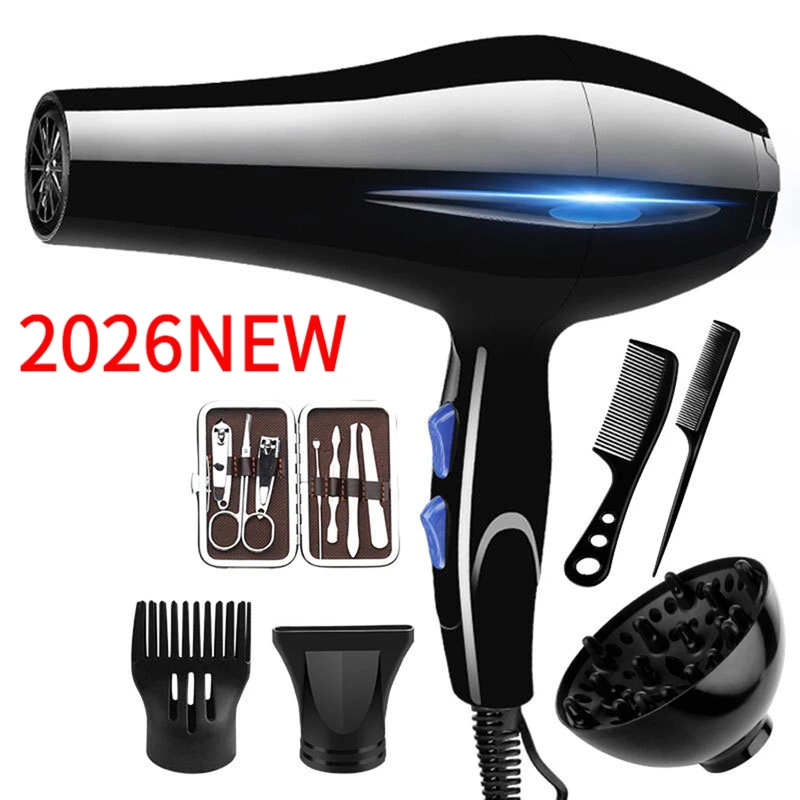 2026 Hair Dryer Professional Powerful Hair Dryer Fast Heating Hot And Cold Adjustment Ionic Air Blow Dryer with Air Collecting
2026 Hair Dryer Professional Powerful Hair Dryer Fast Heating Hot And Cold Adjustment Ionic Air Blow Dryer with Air Collecting