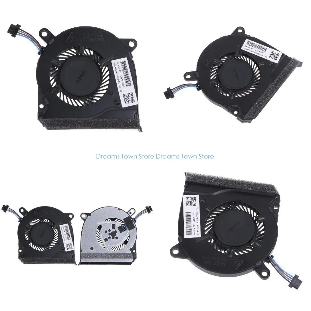 HX6A Notebook CPU Cooling Fan Accessories for HP 14-CE Series Fan L26367-001 CPU Radiator 5V 0.5A 4 Pin Laptop Cooler Fan
HX6A Notebook CPU Cooling Fan Accessories for HP 14-CE Series Fan L26367-001 CPU Radiator 5V 0.5A 4 Pin Laptop Cooler Fan