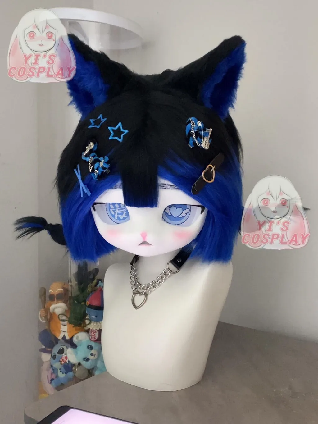 Yis cosplay Custom Furry head Kigurumi Head Cosplay Kemono Fursuit Handmade Headsets Beast Customized Fursuit Kemono Head
Yis cosplay Custom Furry head Kigurumi Head Cosplay Kemono Fursuit Handmade Headsets Beast Customized Fursuit Kemono Head