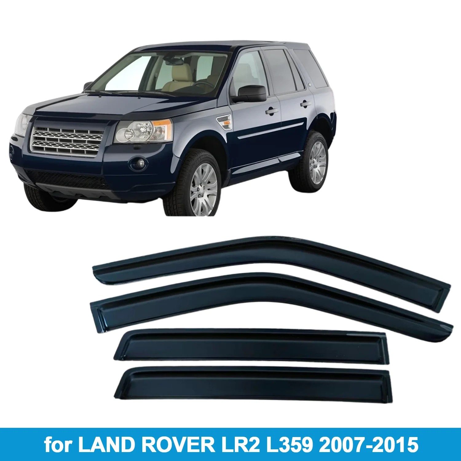Оконный козырек для LAND ROVER LR2 L359 2007-2015, защита от дождя, боковой вентиляционный дефлектор, защита от атмосферных воздействий, лента для наружного крепления
Оконный козырек для LAND ROVER LR2 L359 2007-2015, защита от дождя, боковой вентиляционный дефлектор, защита от атмосферных воздействий, лента для наружного крепления