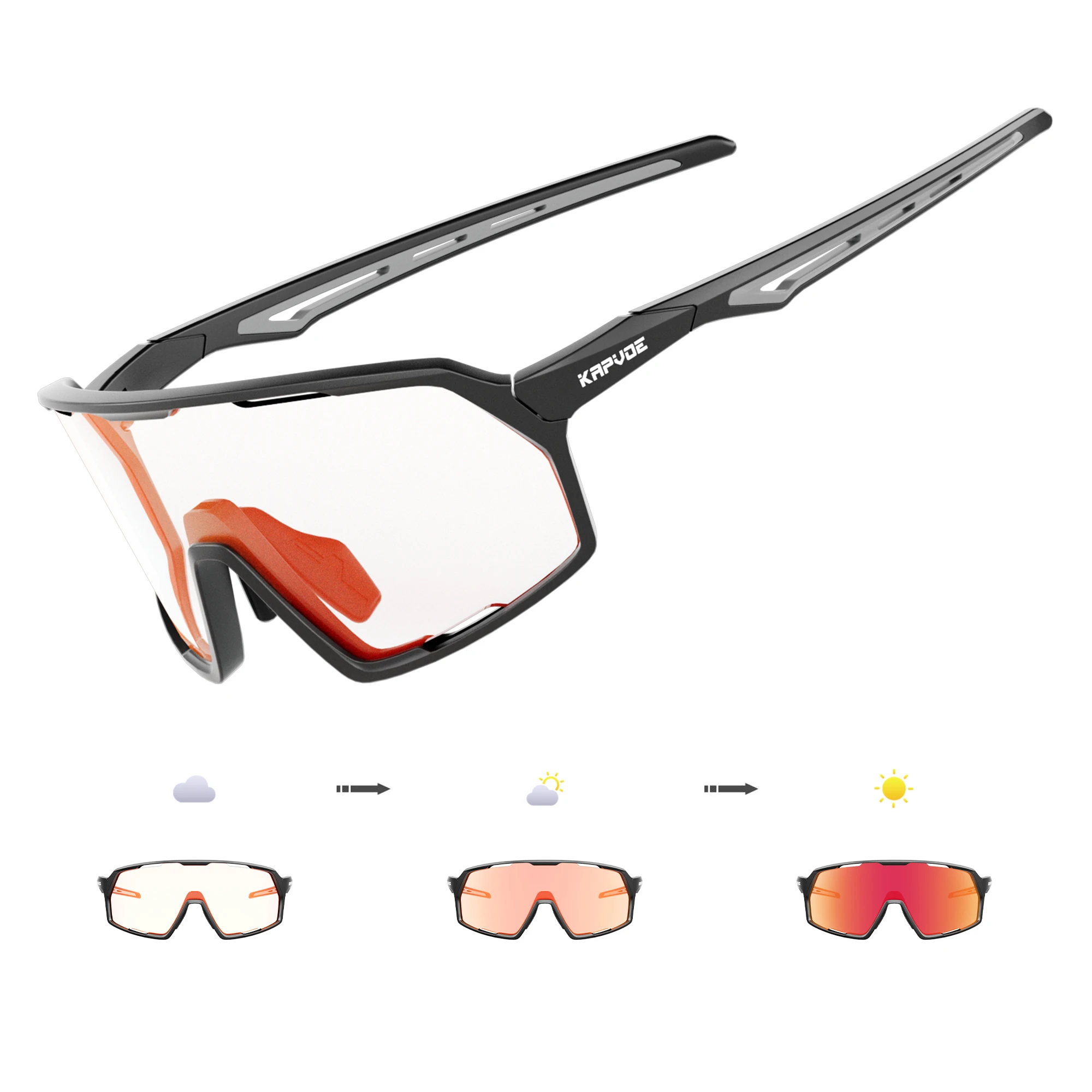 KAPVOE Photochromic Sunglasses Women Driving Bicycle Goggles UV400 Man MTB Climbing Glasses Outdoor Sports Bike Cycling Glasses
KAPVOE Photochromic Sunglasses Women Driving Bicycle Goggles UV400 Man MTB Climbing Glasses Outdoor Sports Bike Cycling Glasses