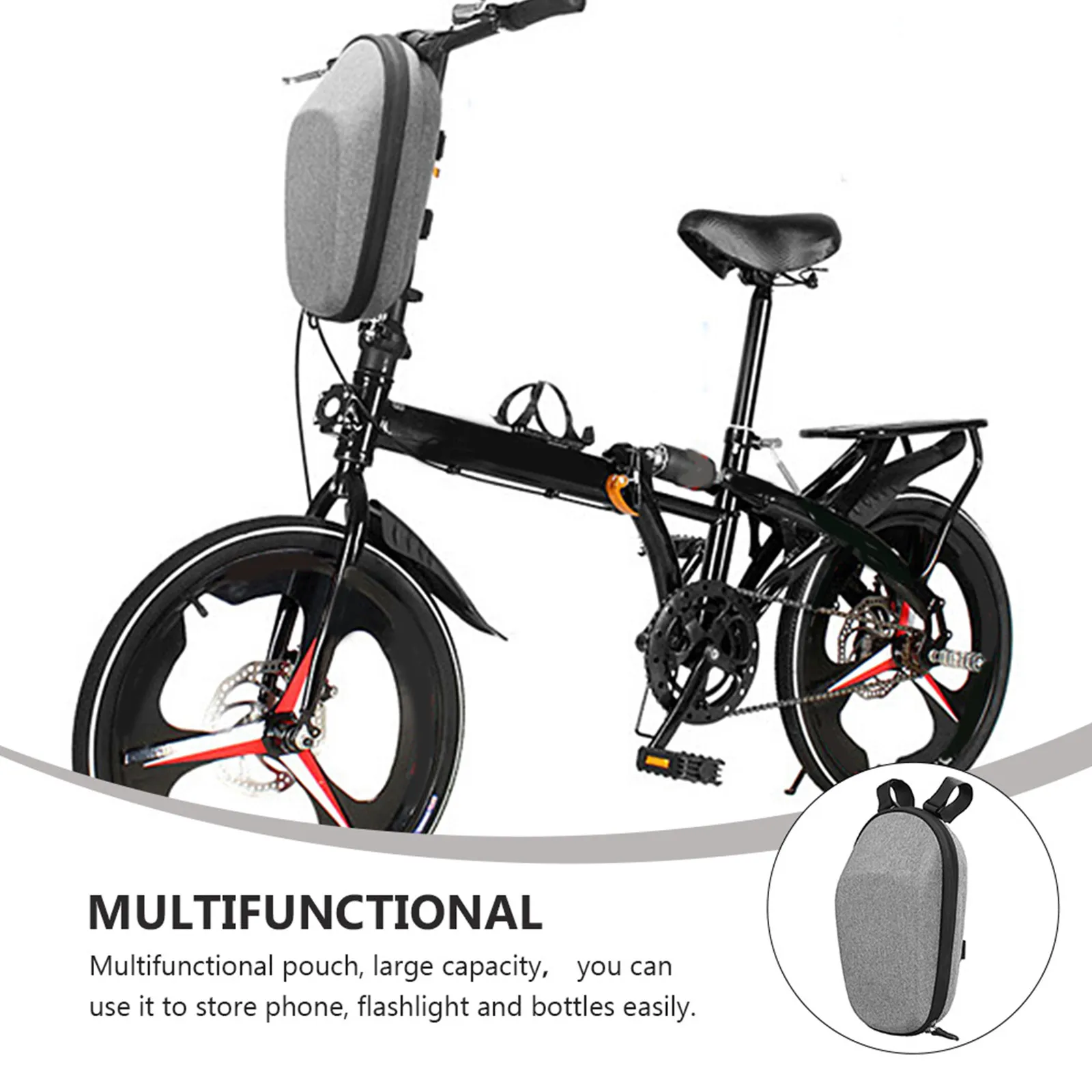 1Pcs Electric Scooter Handlebar Bag Eva Lightweight Sturdy Design Multiple Compartments Electric Folding Bike Storage Pouch
1Pcs Electric Scooter Handlebar Bag Eva Lightweight Sturdy Design Multiple Compartments Electric Folding Bike Storage Pouch