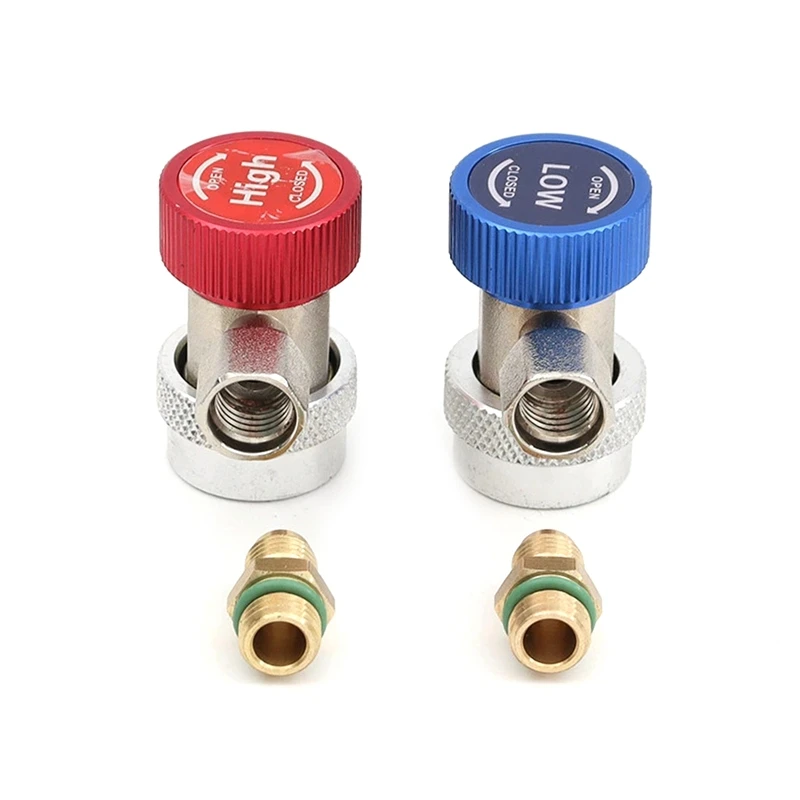 R134A Automobile Fluoride Meter Connector Adapter Air Conditioner Refrigerant Adjustable Manifold Fittings
R134A Automobile Fluoride Meter Connector Adapter Air Conditioner Refrigerant Adjustable Manifold Fittings