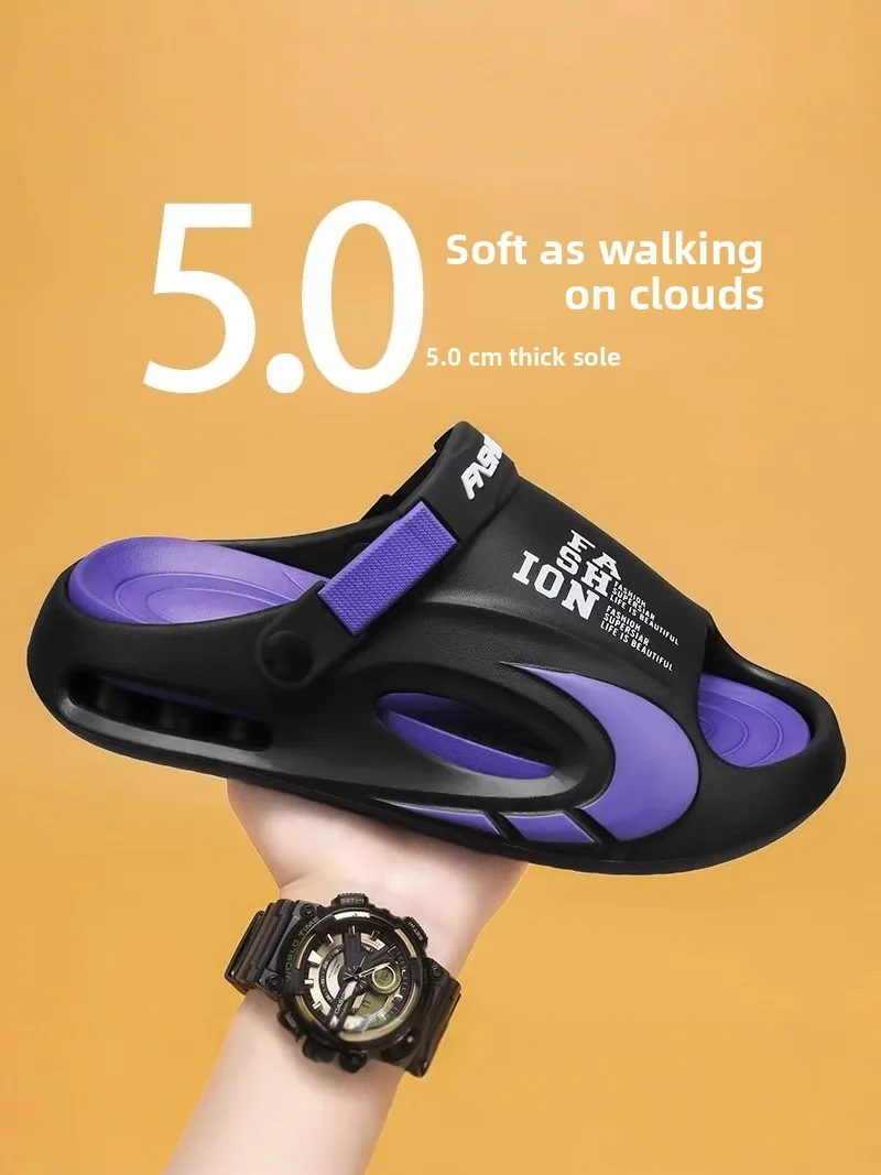 Men's Summer Slippers Home Bath Anti-slip Breathable Large Size Driving Dual-use Cool Slippers Simple Style Youth Trend EVA M...
Men's Summer Slippers Home Bath Anti-slip Breathable Large Size Driving Dual-use Cool Slippers Simple Style Youth Trend EVA M...