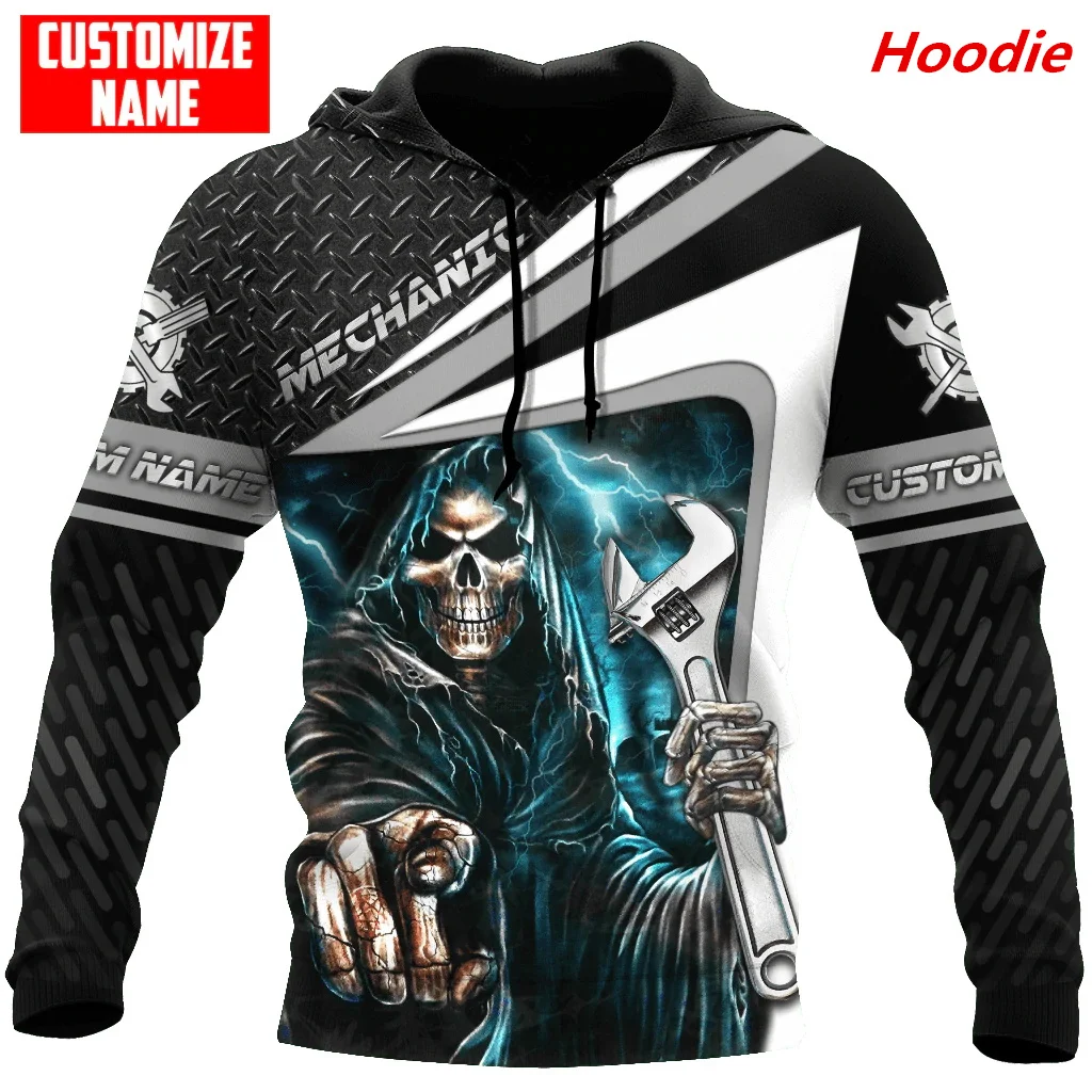 Autumn Men's Fashion Hoodie Custom Name Mechanical Skull 3D Printed Zipper Hoodie Unisex Harajuku Street Casual Sweatshirt L0015
Autumn Men's Fashion Hoodie Custom Name Mechanical Skull 3D Printed Zipper Hoodie Unisex Harajuku Street Casual Sweatshirt L0015