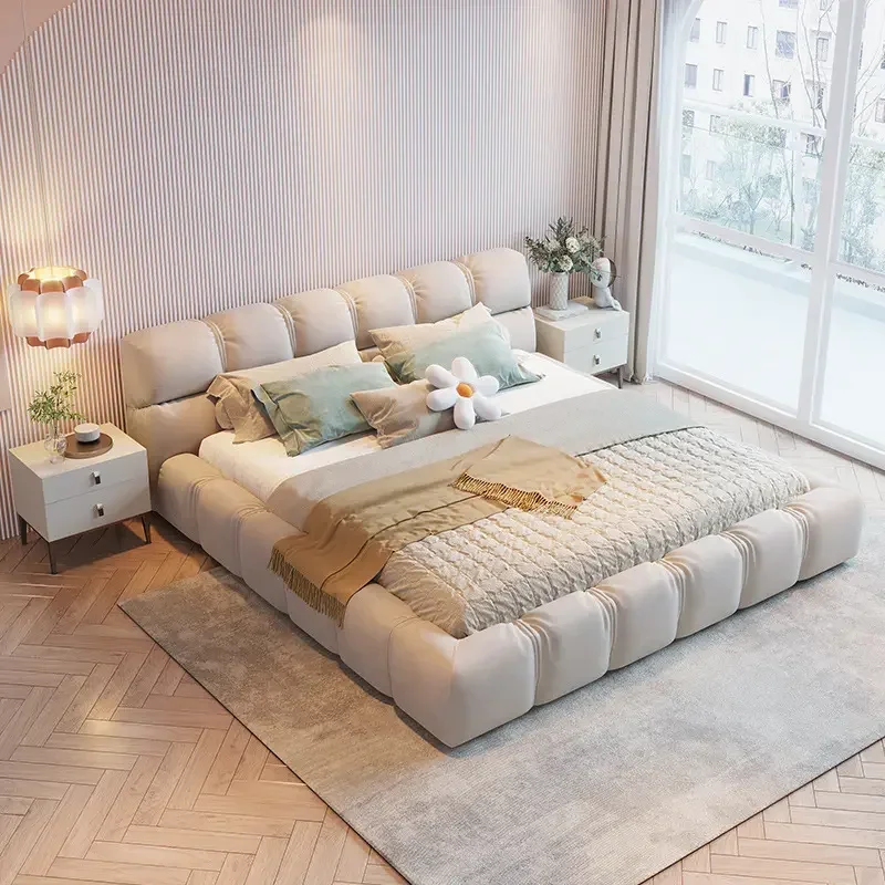 A Modern Minimal Nordic 1.8m Bov Beige Nuag Lit Main Mariag King Size
A Modern Minimal Nordic 1.8m Bov Beige Nuag Lit Main Mariag King Size