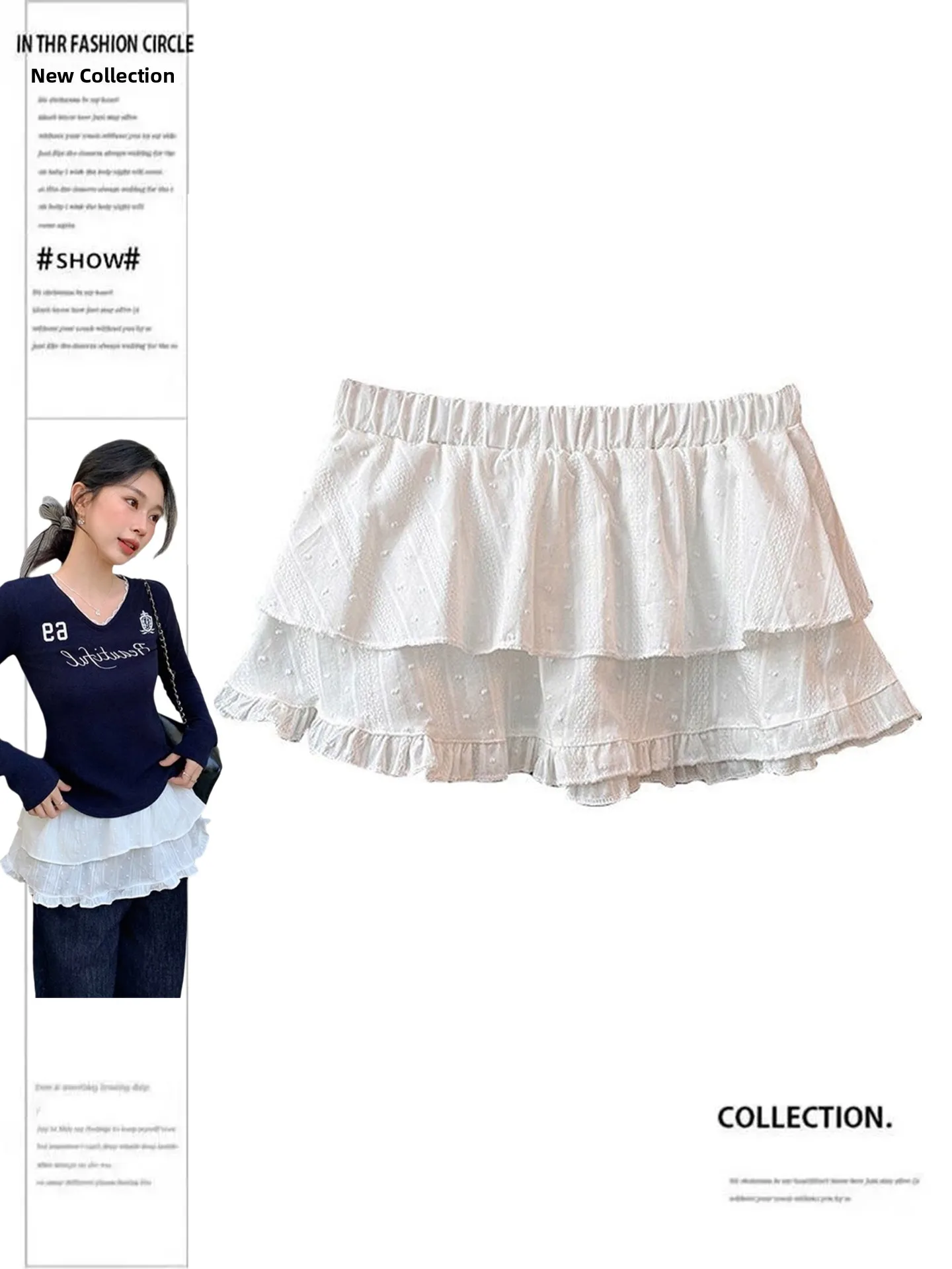 plus Size Korean Style Lace Trim Half Skirt Women Summer Fat MM Layered Wear Butt Covering Cake Short Skirt Commute High Wais...
plus Size Korean Style Lace Trim Half Skirt Women Summer Fat MM Layered Wear Butt Covering Cake Short Skirt Commute High Wais...