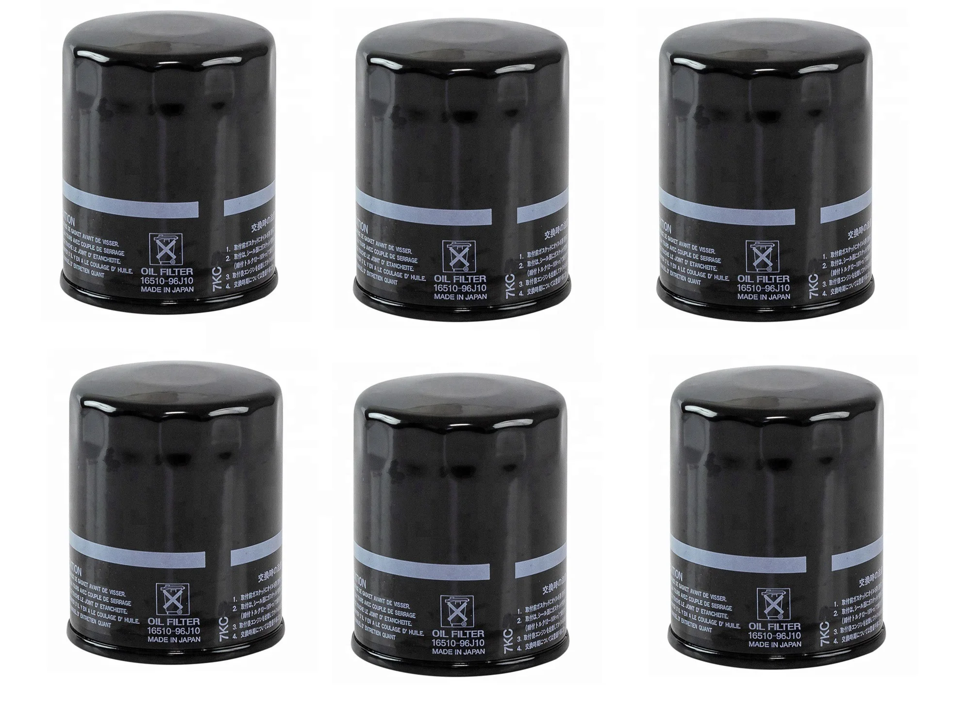 6 pack Oil Filter 16510-96J10 for Suzuki Four-Stroke Outboard Motors 150HP-350HP, Replace 5035703 35-8M0154773 18-7905-1 1879051
6 pack Oil Filter 16510-96J10 for Suzuki Four-Stroke Outboard Motors 150HP-350HP, Replace 5035703 35-8M0154773 18-7905-1 1879051