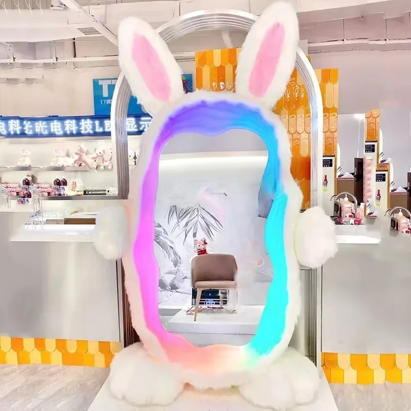 Full Body Mirror With Lights Aesthetic Design Rabbit Funky Luxury Decor Mirror Apartment Unique Memphis Espejo Furniture
Full Body Mirror With Lights Aesthetic Design Rabbit Funky Luxury Decor Mirror Apartment Unique Memphis Espejo Furniture