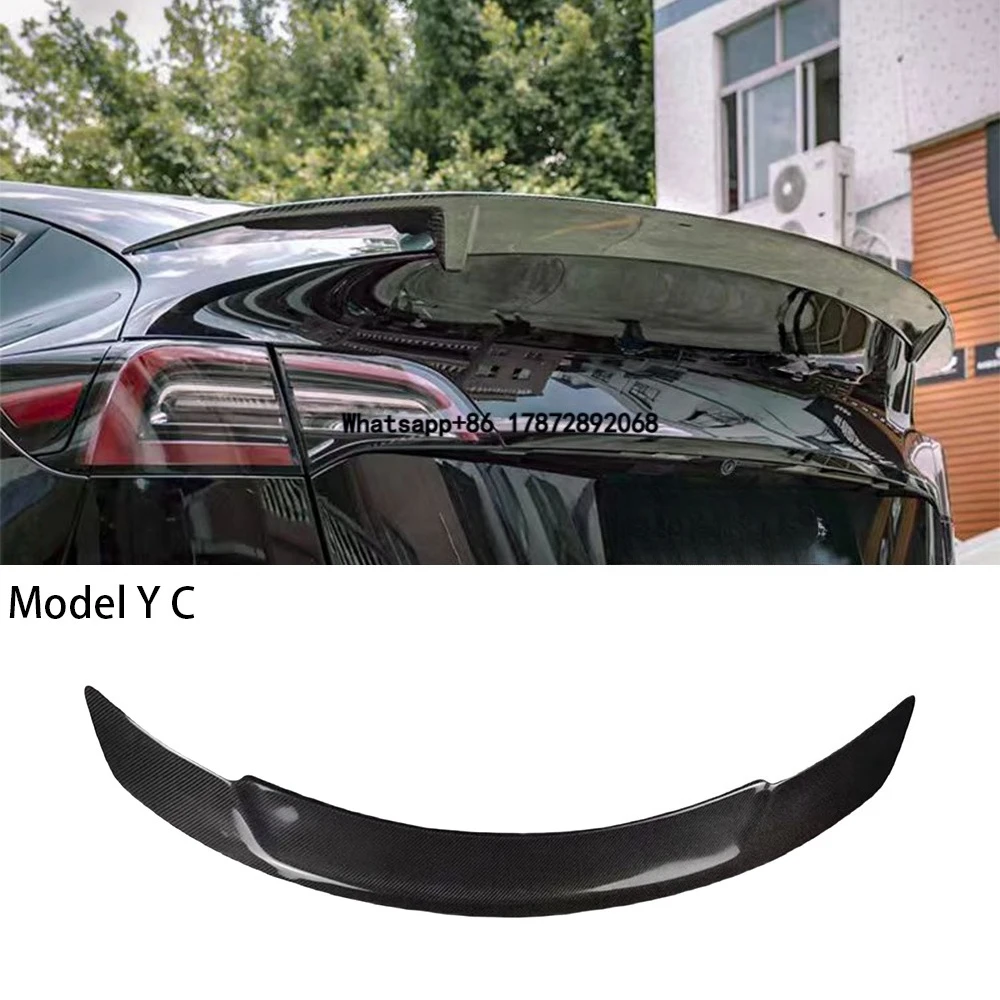 For Model Y C Style Carbon Fiber Spoiler 2018-2024
For Model Y C Style Carbon Fiber Spoiler 2018-2024