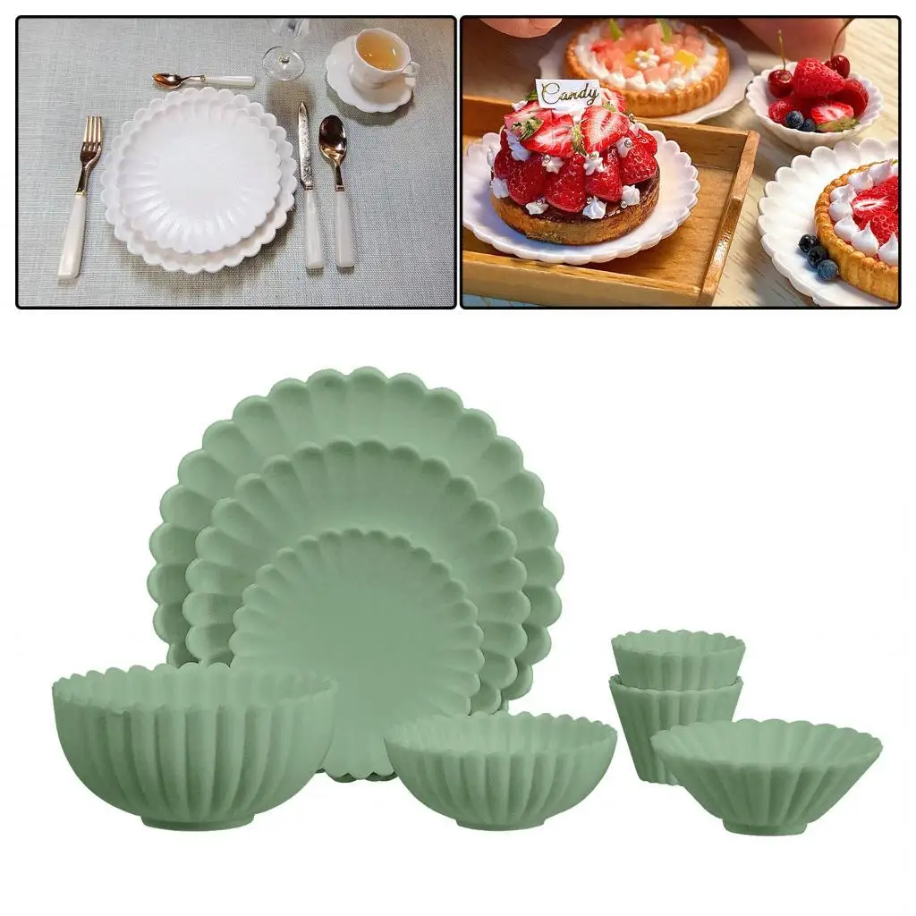 8 миниатюрных аксессуаров для кукольного домика: тарелки, миски, еда для вечеринок (масштаб 1/6)
8 миниатюрных аксессуаров для кукольного домика: тарелки, миски, еда для вечеринок (масштаб 1/6)