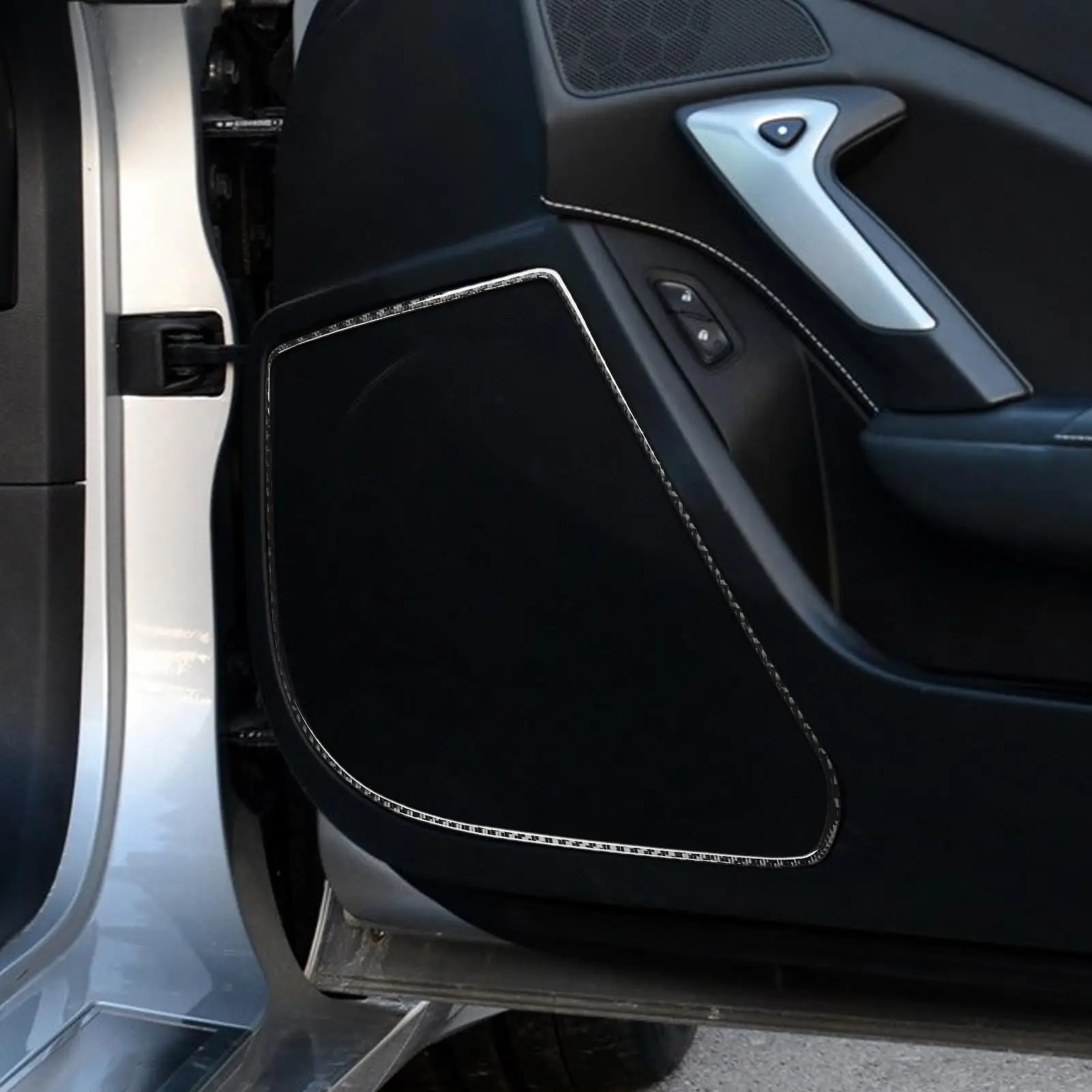 Carbon Fiber Door Speaker Cover Trim For C7 Corvette 2014-2019 Stingray Z06 Z51 Grand Sport ZR1
Carbon Fiber Door Speaker Cover Trim For C7 Corvette 2014-2019 Stingray Z06 Z51 Grand Sport ZR1