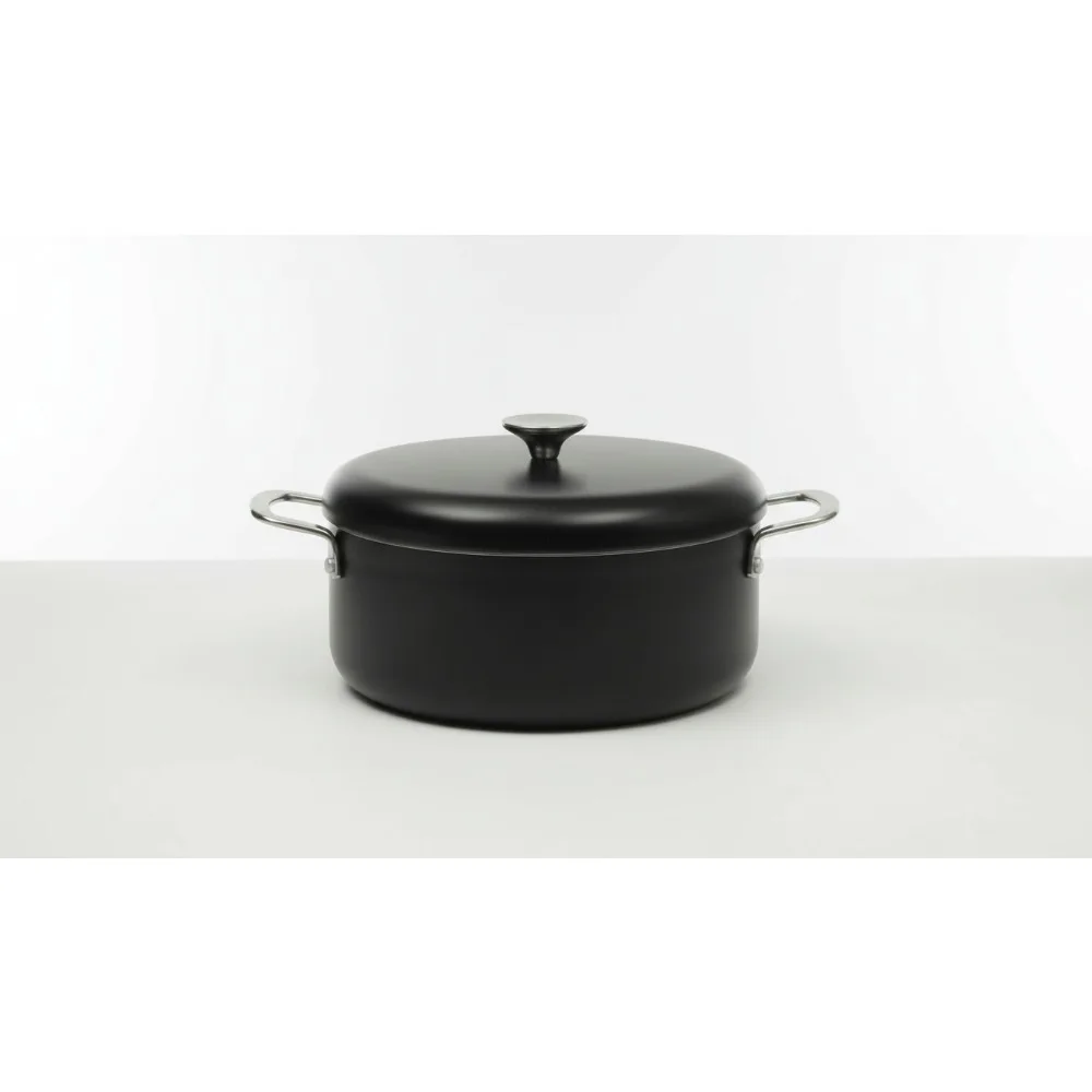 5 Quart Ceramic Nonstick Dutch Oven Pot with Lid - Induction Compatible Aluminum Cookware for Family Meals
5 Quart Ceramic Nonstick Dutch Oven Pot with Lid - Induction Compatible Aluminum Cookware for Family Meals