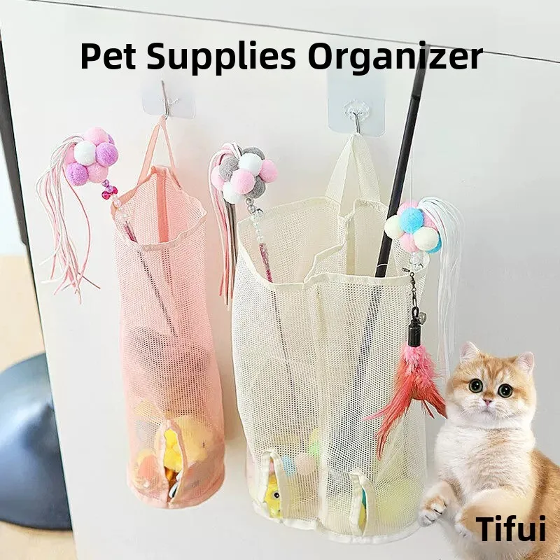 Pet Toy Storage Bag Wall Hanging Teaser Organizer Rack for Dogs And Cats Storage Basket Household Organizer Accessories
Pet Toy Storage Bag Wall Hanging Teaser Organizer Rack for Dogs And Cats Storage Basket Household Organizer Accessories