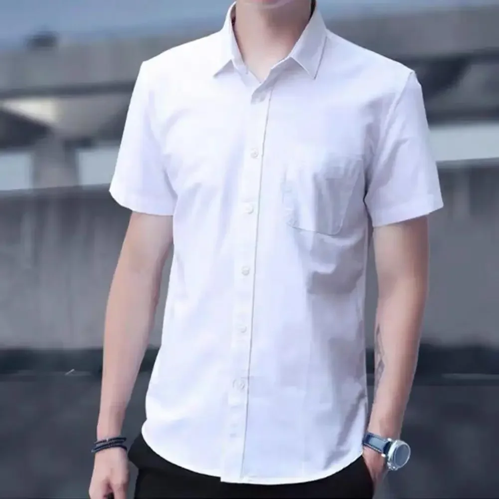 2024 Summer Thin Light Green Casual Fashion Short-sleeved Shirt Male Anti Wrinkle No Iron Loose Button Pocket Men's Shirt Top
2024 Summer Thin Light Green Casual Fashion Short-sleeved Shirt Male Anti Wrinkle No Iron Loose Button Pocket Men's Shirt Top