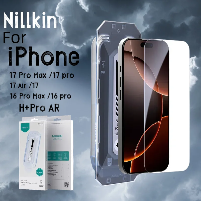 Nillkin For iPhone 17 Pro Max 17 Air 16 Pro Max 16 Plus H+Pro AR 9H Scratch Resistant 3D Arc Edge Screen Protector
Nillkin For iPhone 17 Pro Max 17 Air 16 Pro Max 16 Plus H+Pro AR 9H Scratch Resistant 3D Arc Edge Screen Protector