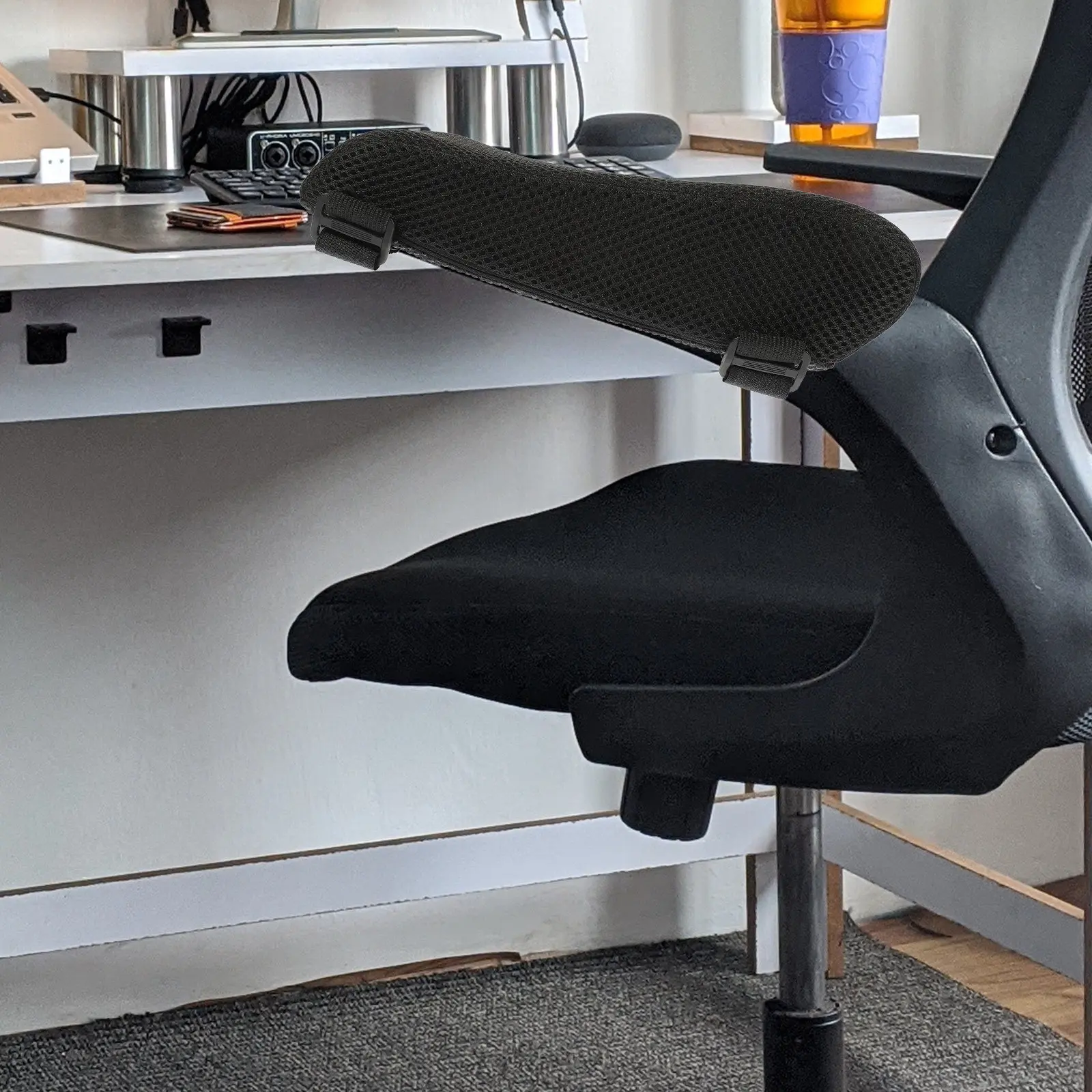 2Pcs Chair Armrest Pads Sponge Cushions for Office Gaming Wheelchair Support Comfortable Elbow Relief Non-Slip Bottom
2Pcs Chair Armrest Pads Sponge Cushions for Office Gaming Wheelchair Support Comfortable Elbow Relief Non-Slip Bottom