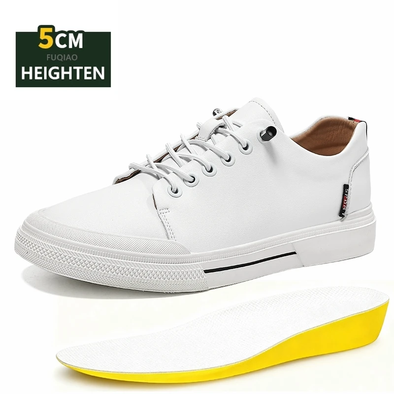 Men 5cm Invisible Height Lift Skate Shoes Cow Leather Soft Comfort Casual Elevator Shoes Non Slip Durable Trendy Outdoor Sports
Men 5cm Invisible Height Lift Skate Shoes Cow Leather Soft Comfort Casual Elevator Shoes Non Slip Durable Trendy Outdoor Sports