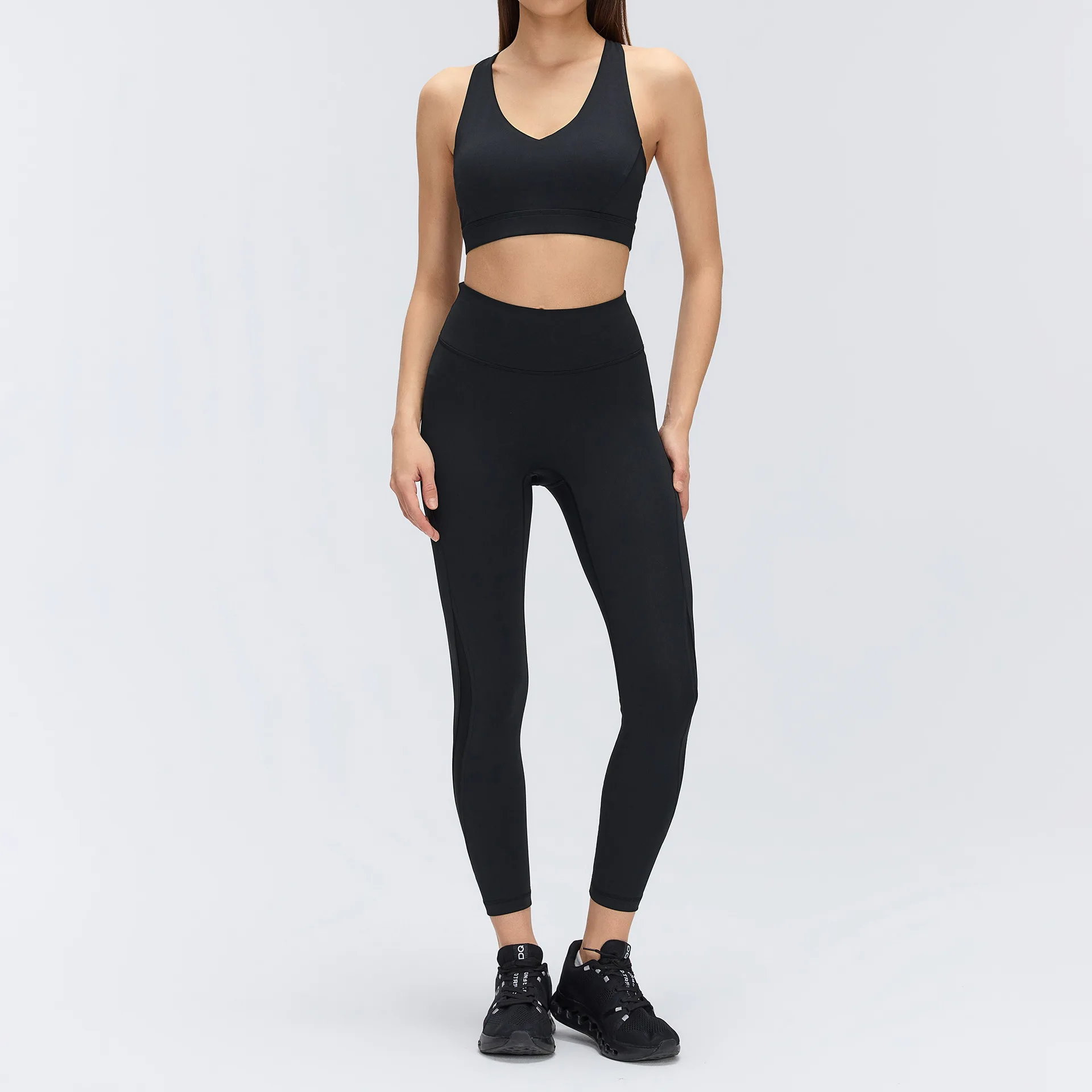 Women's High Support Shockproof Sports Bra, Naked Feeling High Waist Hip Lifting Yoga 9-Point Pants Fitness Workout Set 2PCS
Women's High Support Shockproof Sports Bra, Naked Feeling High Waist Hip Lifting Yoga 9-Point Pants Fitness Workout Set 2PCS