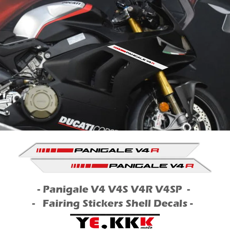 For Ducati Panigale V4 V4S V4R V4SP 1Pair of Fairing Stickers Shell Decals Panigale LOGO Custom Stickers White Lines
For Ducati Panigale V4 V4S V4R V4SP 1Pair of Fairing Stickers Shell Decals Panigale LOGO Custom Stickers White Lines