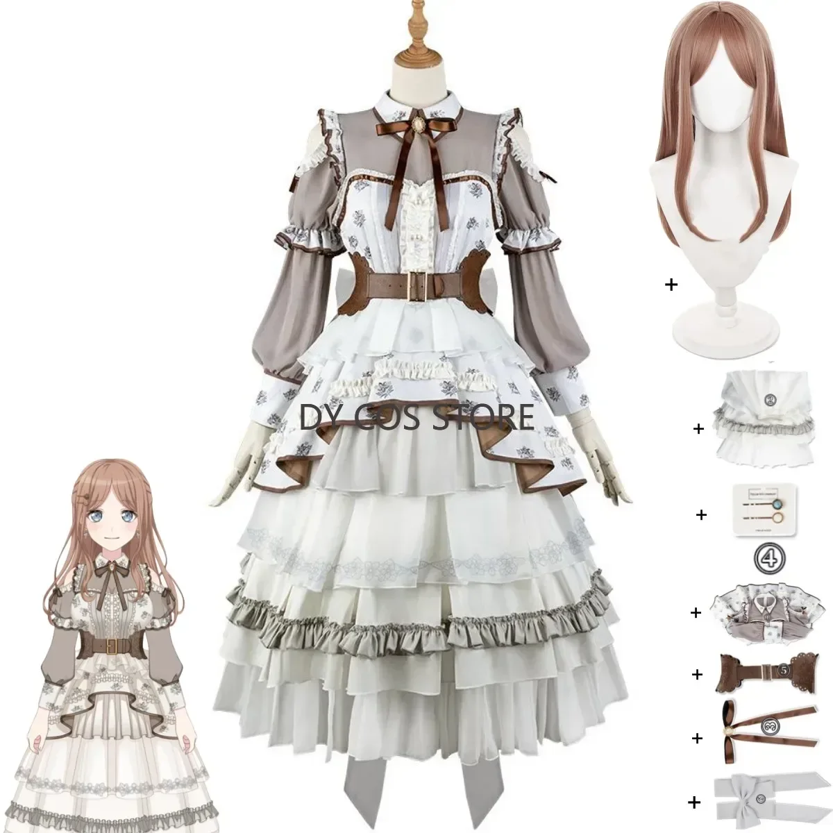 Anime Bangdream Mygo! Soyo Nagasaki Cosplay Costume Soyorin Lolita Dress Uniform Full Set Wig Woman Kawaii Carnival Suit
Anime Bangdream Mygo! Soyo Nagasaki Cosplay Costume Soyorin Lolita Dress Uniform Full Set Wig Woman Kawaii Carnival Suit