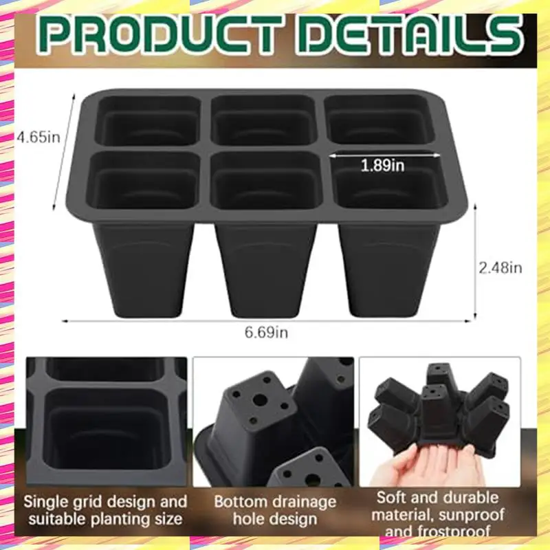ABJJ Seed Starting Tray Seedling Starting Tray Plant Starting Kit Mini Greenhouse Germination Kit For Seed Growing,8Pcs
ABJJ Seed Starting Tray Seedling Starting Tray Plant Starting Kit Mini Greenhouse Germination Kit For Seed Growing,8Pcs