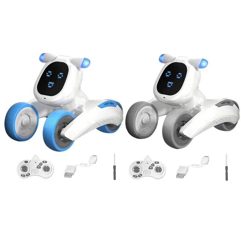 Smart Robot Puppy Dog RC Robot Puppy Dance Interactive Pet Program Robot Dog Voice Control Intelligent Gift For Kids Blue
Smart Robot Puppy Dog RC Robot Puppy Dance Interactive Pet Program Robot Dog Voice Control Intelligent Gift For Kids Blue