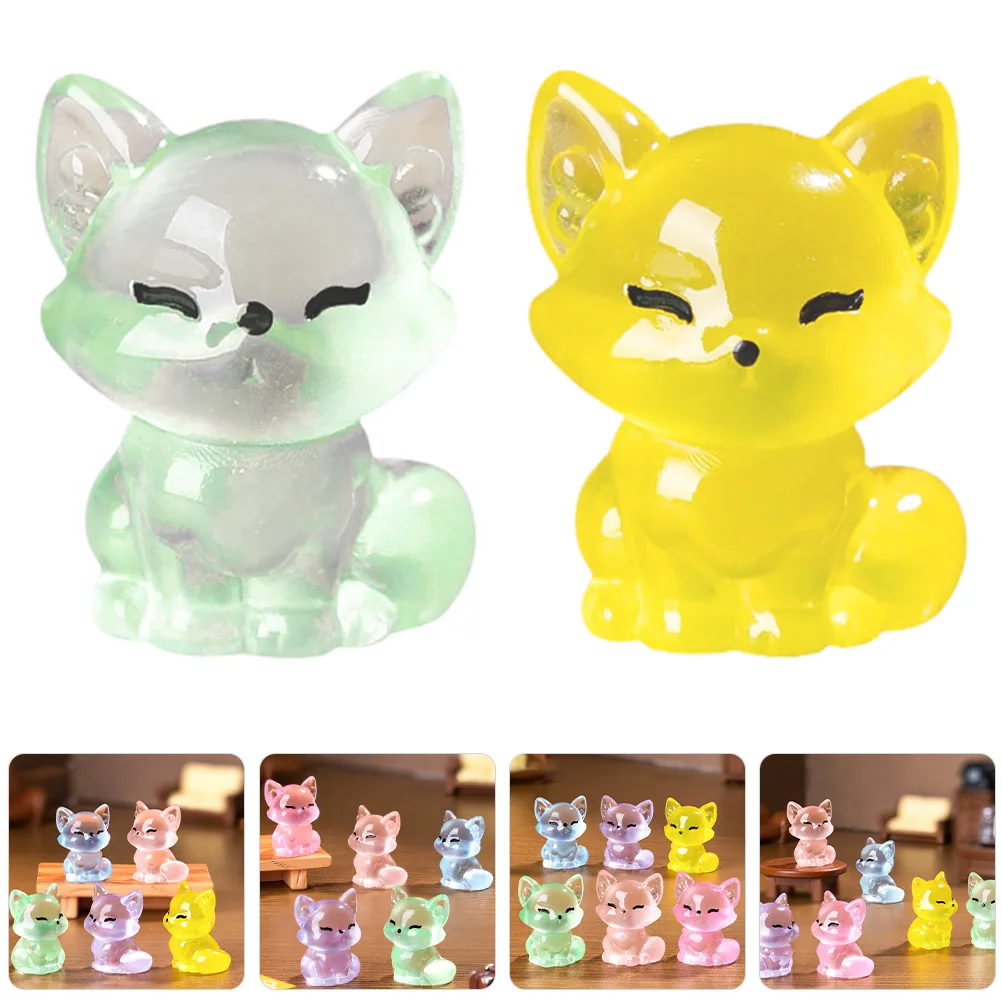 18 Pcs Home Decor Micro Landscape Little Fox Ornament Mini Figurine Animal Figurines Desktop
18 Pcs Home Decor Micro Landscape Little Fox Ornament Mini Figurine Animal Figurines Desktop