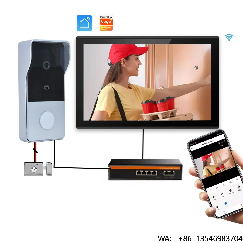 Hiwink 2k Resolution Smart Villa Intercom System Smart Doorbell Face Palm Recognition for Smartphones Tuya Google Compatible
Hiwink 2k Resolution Smart Villa Intercom System Smart Doorbell Face Palm Recognition for Smartphones Tuya Google Compatible
