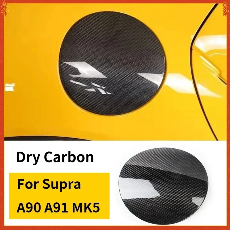 For TOYOTA GR Supra A90 A91 MK5 Real Dry Carbon Fiber Fuel Tank Cap Trim Sticker Exterior Modification 2019-2022 Accessories
For TOYOTA GR Supra A90 A91 MK5 Real Dry Carbon Fiber Fuel Tank Cap Trim Sticker Exterior Modification 2019-2022 Accessories